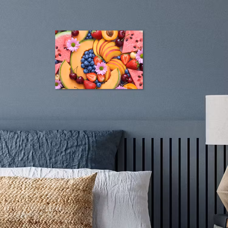 Eten - Fruit - Zomer - Kleurrijk poster papier klein -sfeer2
