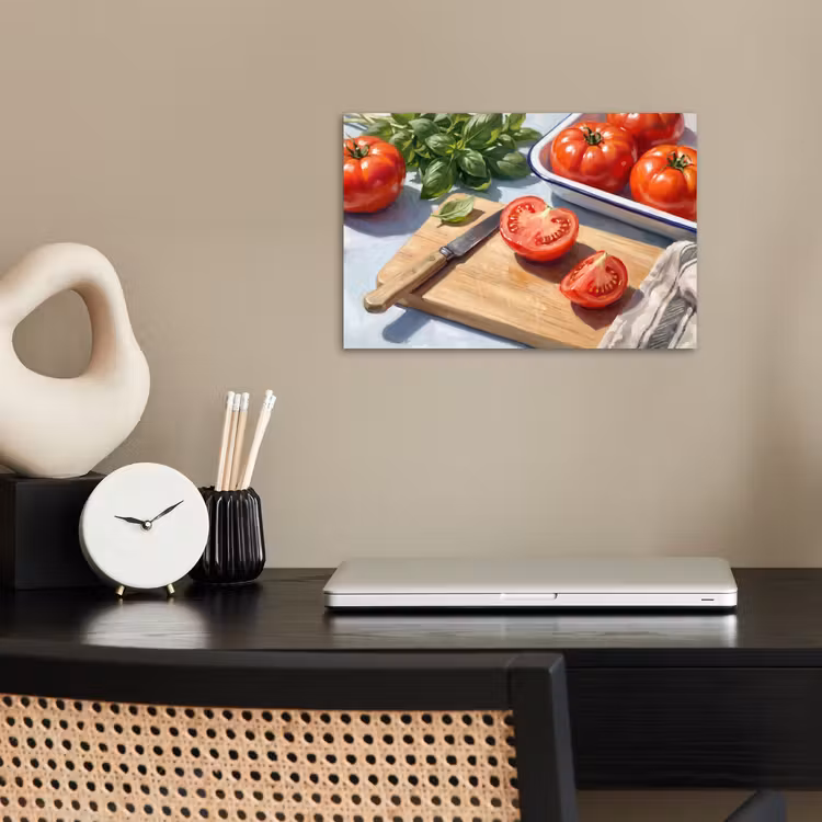 Eten - Keuken - Ingrediënten - Stillleven - Rood poster papier klein -sfeer1
