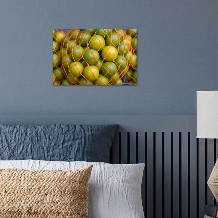 Eten - Net - Groen - Markt poster papier klein -sfeer2