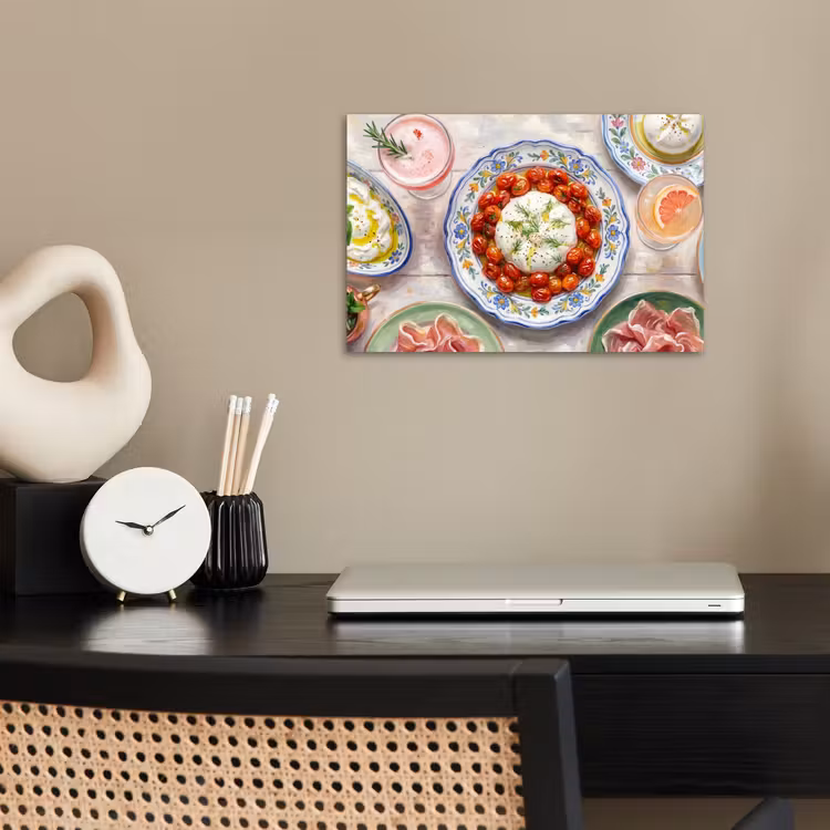 Eten - Tafel - Divers - Modern poster papier klein -sfeer1