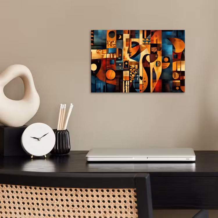 Figuren - Abstract - Symbolen poster papier klein -sfeer1