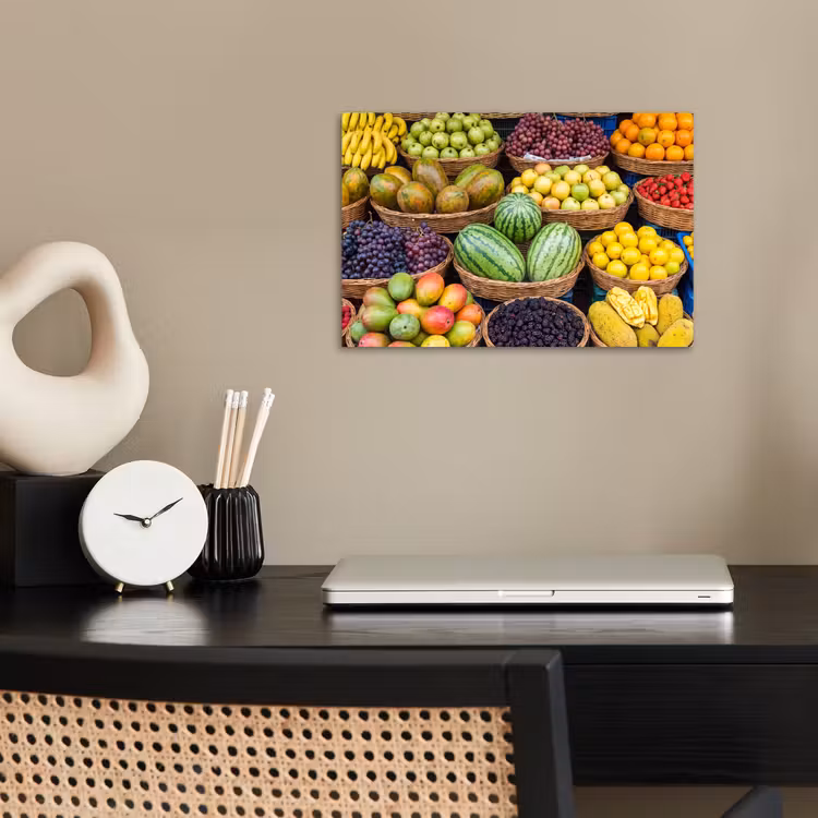 Poster - Fruit - Markt - Kleurrijk - Fruit - Markt - Kleurrijk poster papier klein