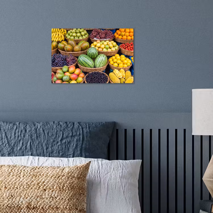 Poster - Fruit - Markt - Kleurrijk - Fruit - Markt - Kleurrijk poster papier klein