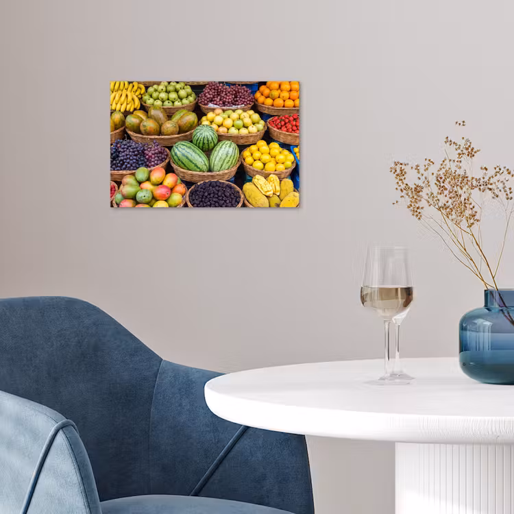 Poster - Fruit - Markt - Kleurrijk - Fruit - Markt - Kleurrijk poster papier klein