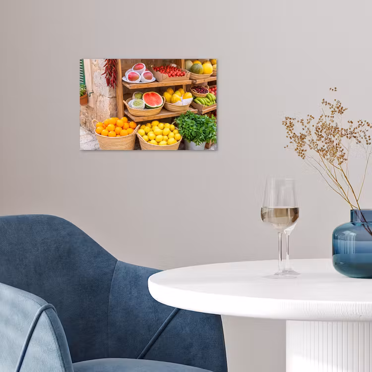 Poster - Fruit - Markt - Vers - Fruit - Markt - Vers poster papier klein