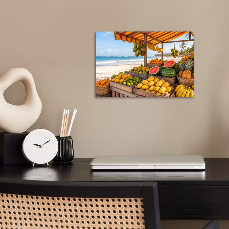 Poster - Fruit - Strand - Tropisch - Fruit - Strand - Tropisch poster papier klein