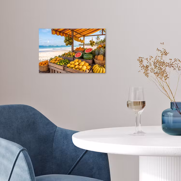 Poster - Fruit - Strand - Tropisch - Fruit - Strand - Tropisch poster papier klein
