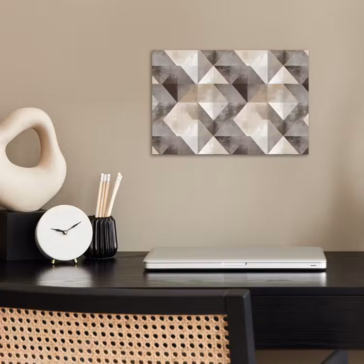 Geometrisch - Motief - Aardetinten poster papier klein 62 -sfeer1