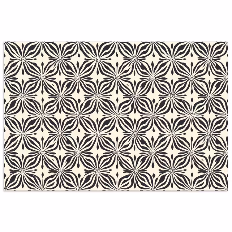 Grafisch - Patroon - Zwart poster papier klein 62 -3d