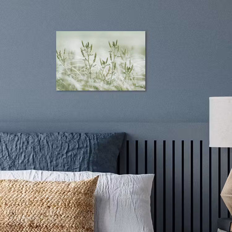 Grassen - Minimalistisch - Groen poster papier klein -sfeer2