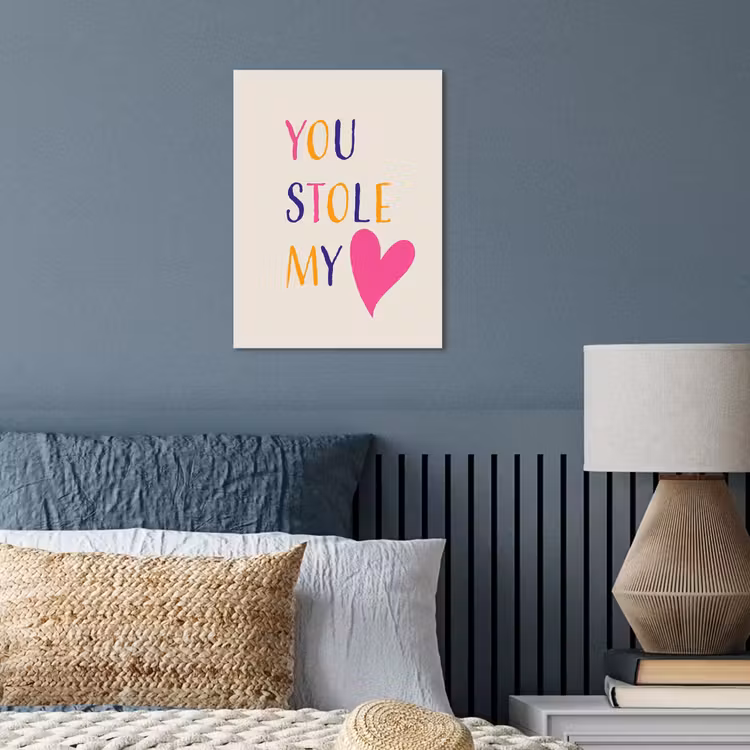 Hart - Valentijn - Tekst poster papier klein -sfeer2