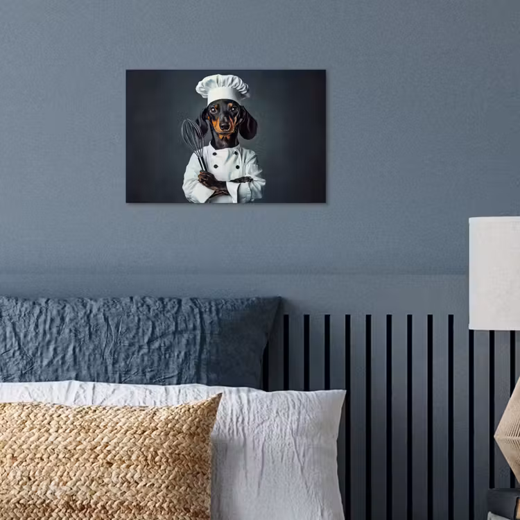 Hond - Garde - Kok poster papier klein -sfeer2