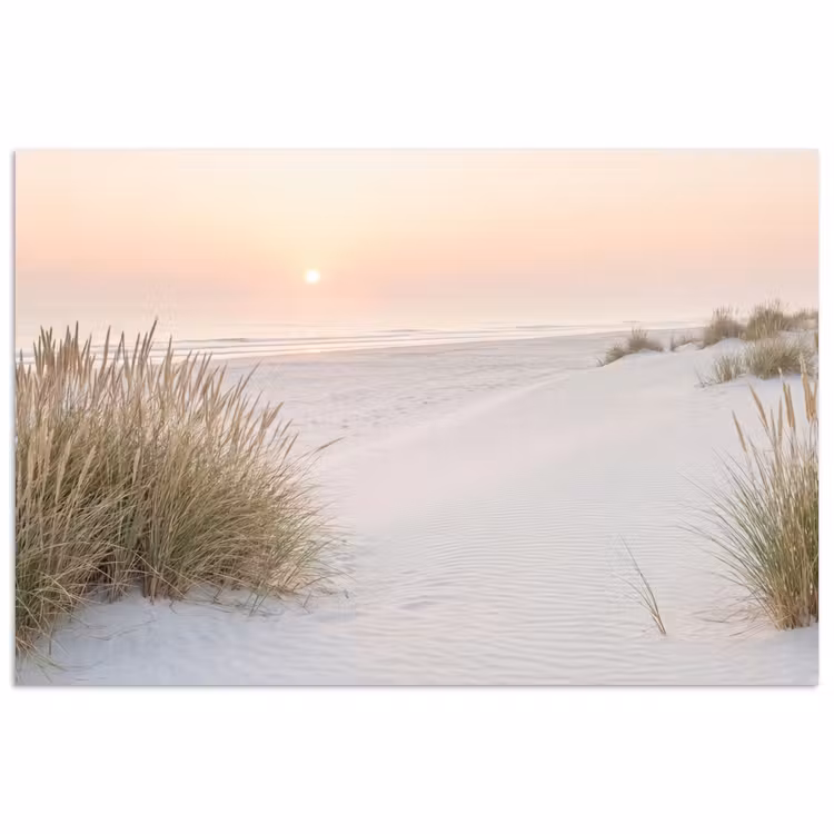Horizon - Duinlandschap - Zand poster papier klein -3d