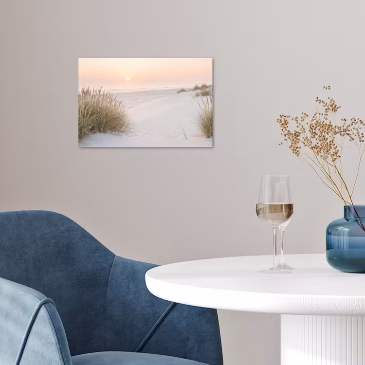 Horizon - Duinlandschap - Zand poster papier klein -sfeer3