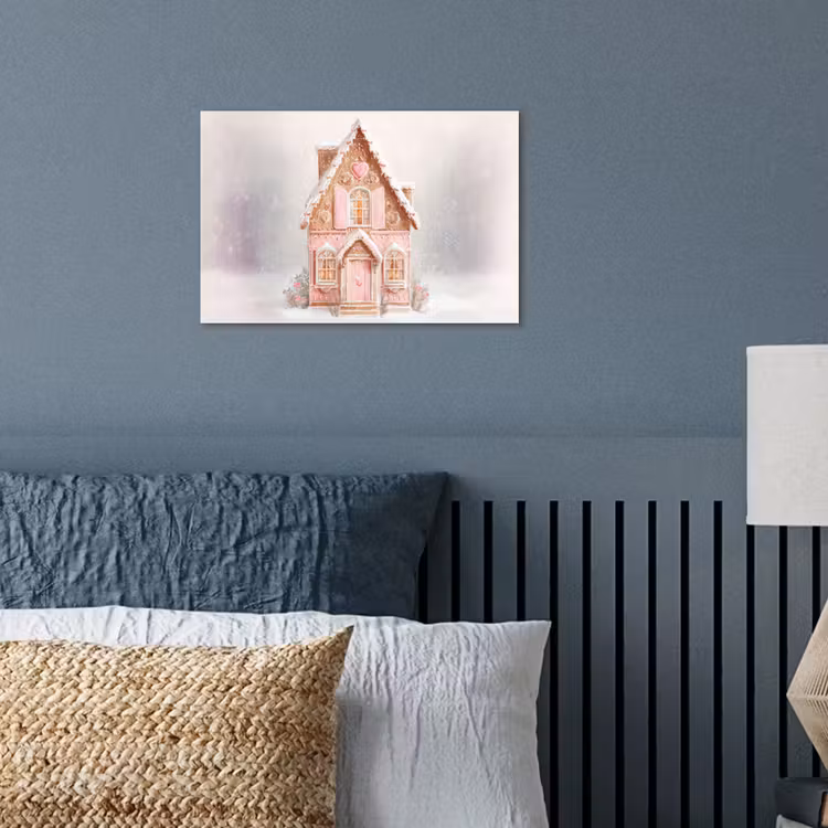 Huisje - Suiker - Pastel poster papier klein -sfeer2