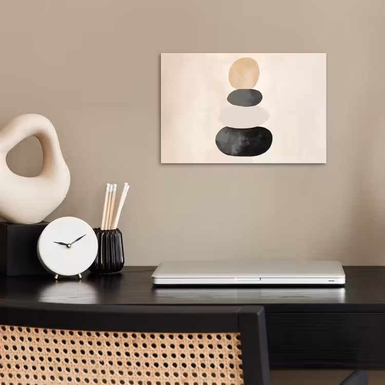 Japandi - Wabi sabi - Beige poster papier klein -sfeer1
