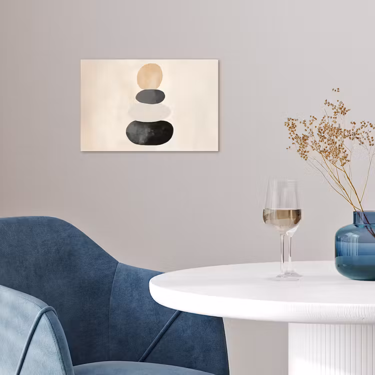 Japandi - Wabi sabi - Beige poster papier klein -sfeer3