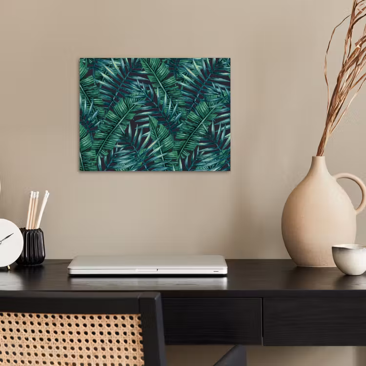 Jungle - Bladeren - Tropical poster papier klein -sfeer1