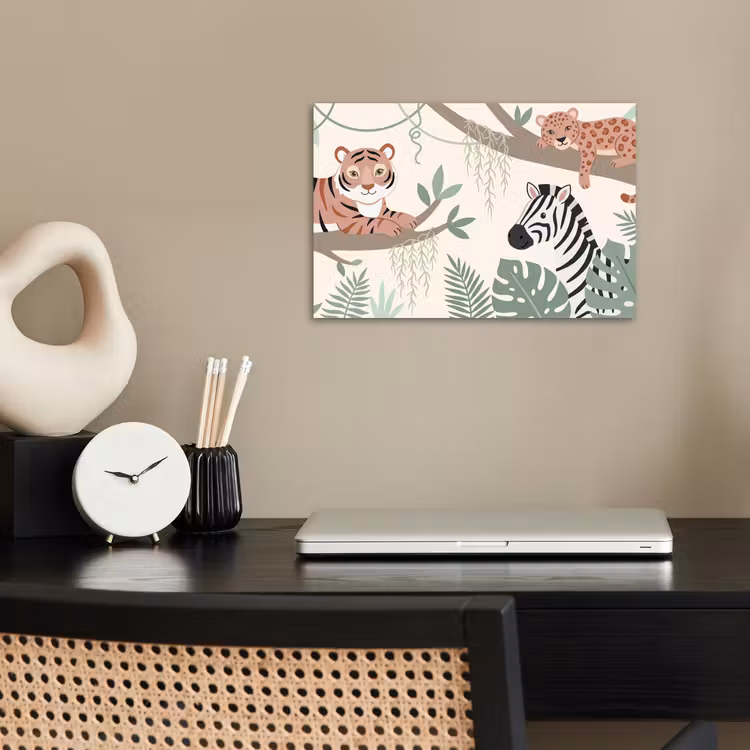 Jungle - Rustiek - Pastel poster papier klein -sfeer1