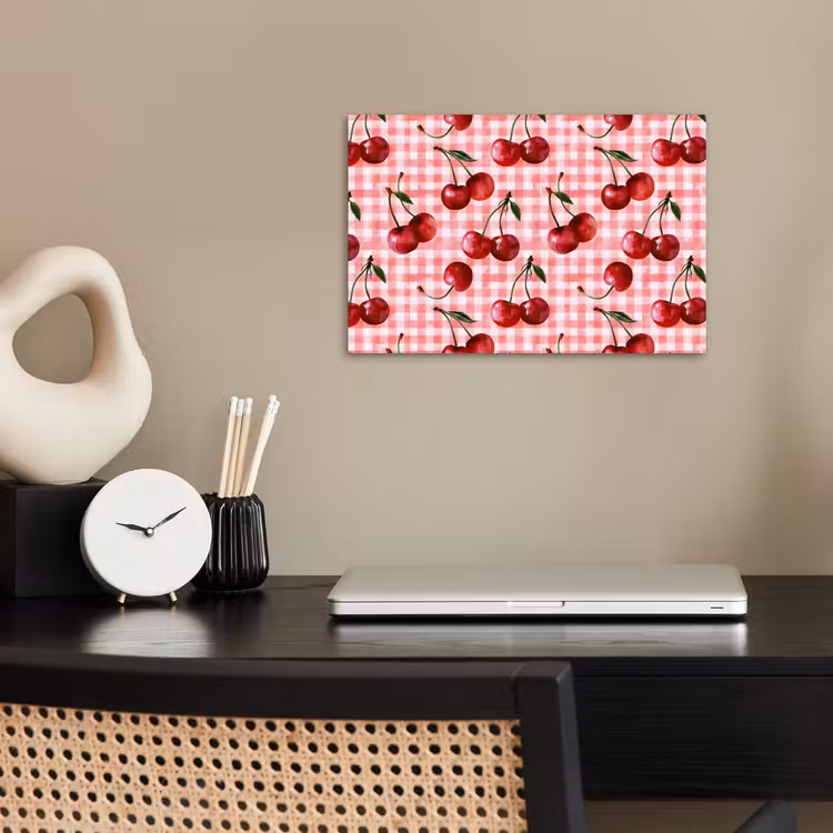 Kersen - Blokken - Rood poster papier klein 62 -sfeer1