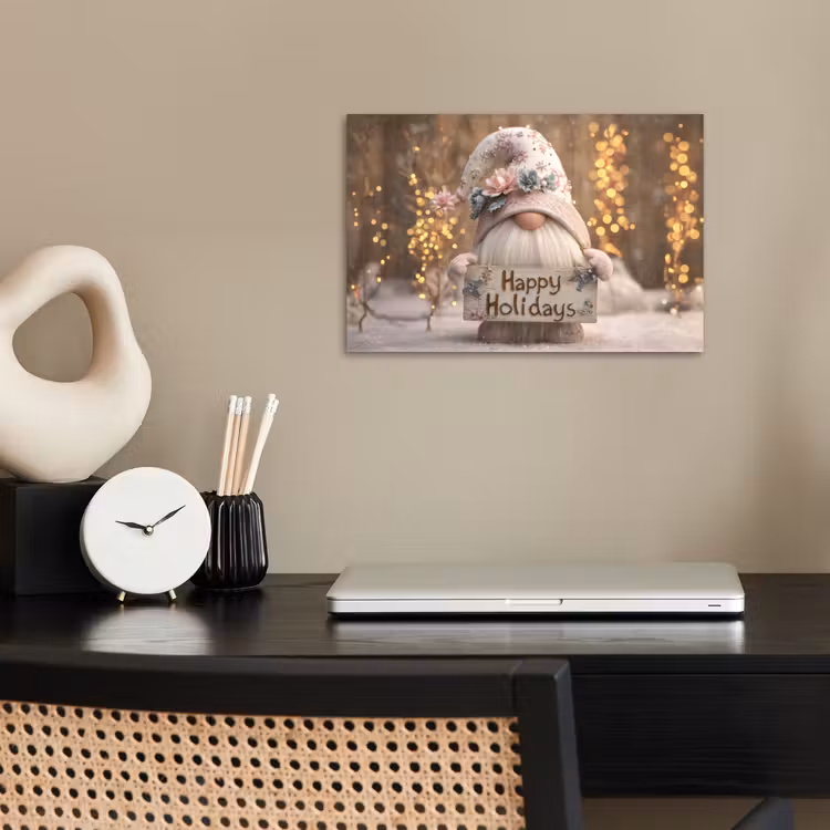 Kerst - Gnome - Bord - Kleurrijk poster papier klein -sfeer1
