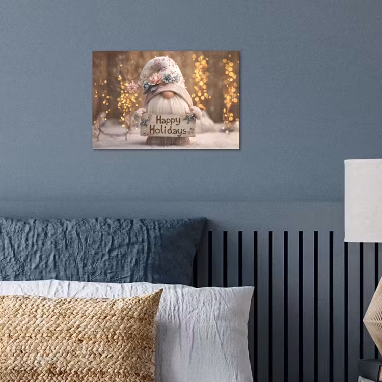 Kerst - Gnome - Bord - Kleurrijk poster papier klein -sfeer2