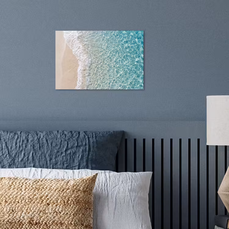 Kust - Zand - Blauw poster papier klein -sfeer2