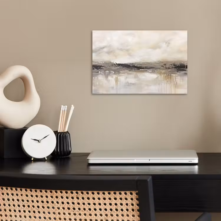 Landschap - Horizon - Natuur - Abstract - Neutraal poster papier klein -sfeer1