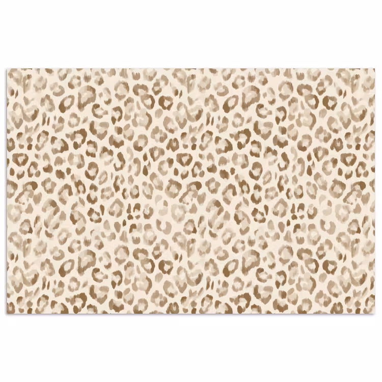 Luipaard - Klassiek - Beige poster papier klein 62 -3d