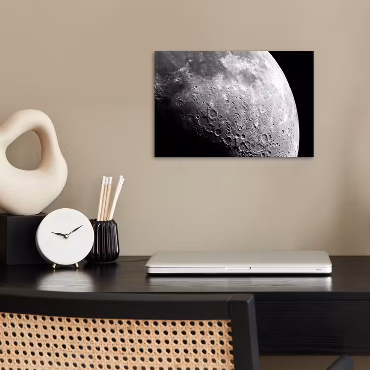 Poster - Maan - Kraters - Ruimte - Maan - Kraters - Ruimte poster papier klein