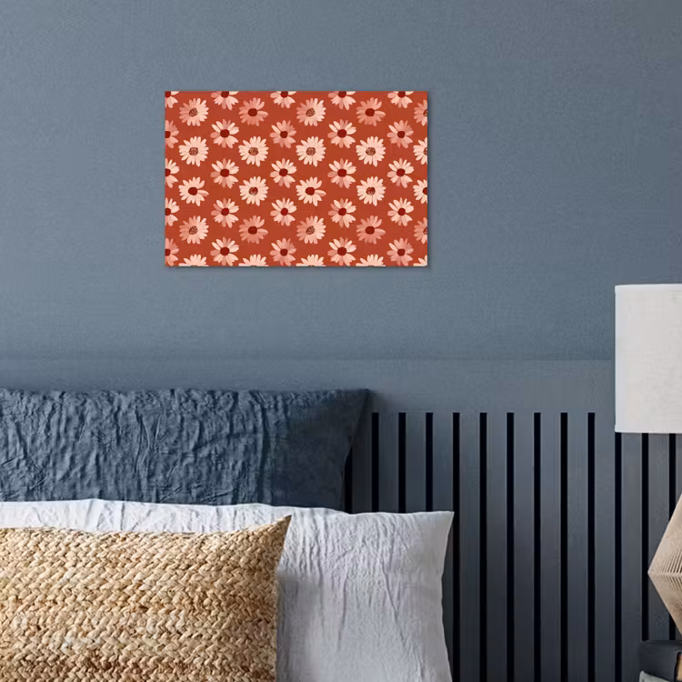 Madelief - Retro - Terracotta poster papier klein 62 -sfeer2