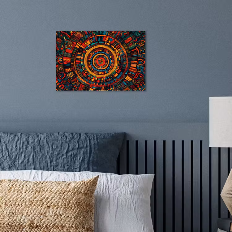 Mandala - Cirkels - Patronen poster papier klein -sfeer2