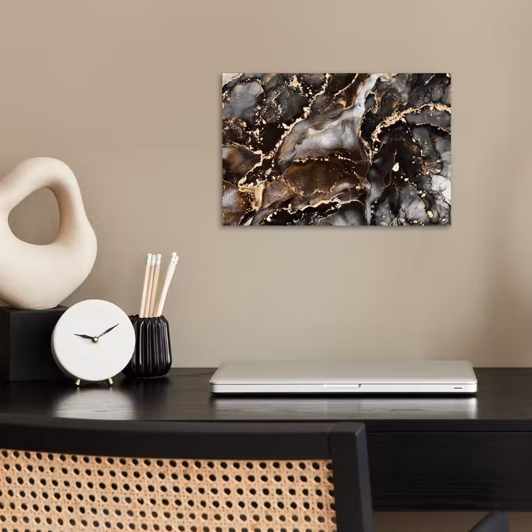 Marmer - Goud - Glitter - Luxe poster papier klein -sfeer1