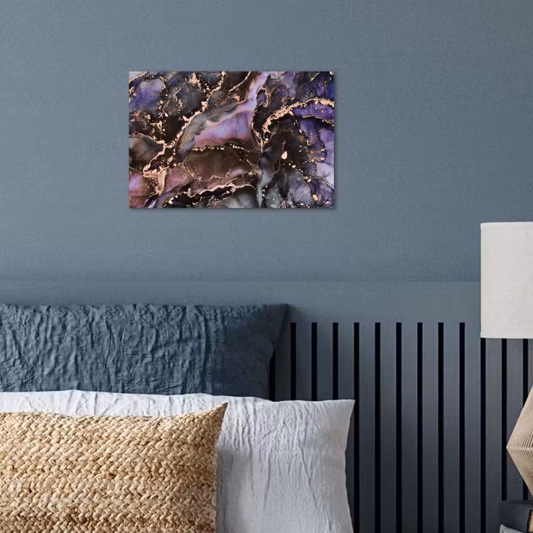Marmer - Goud - Roze poster papier klein -sfeer2