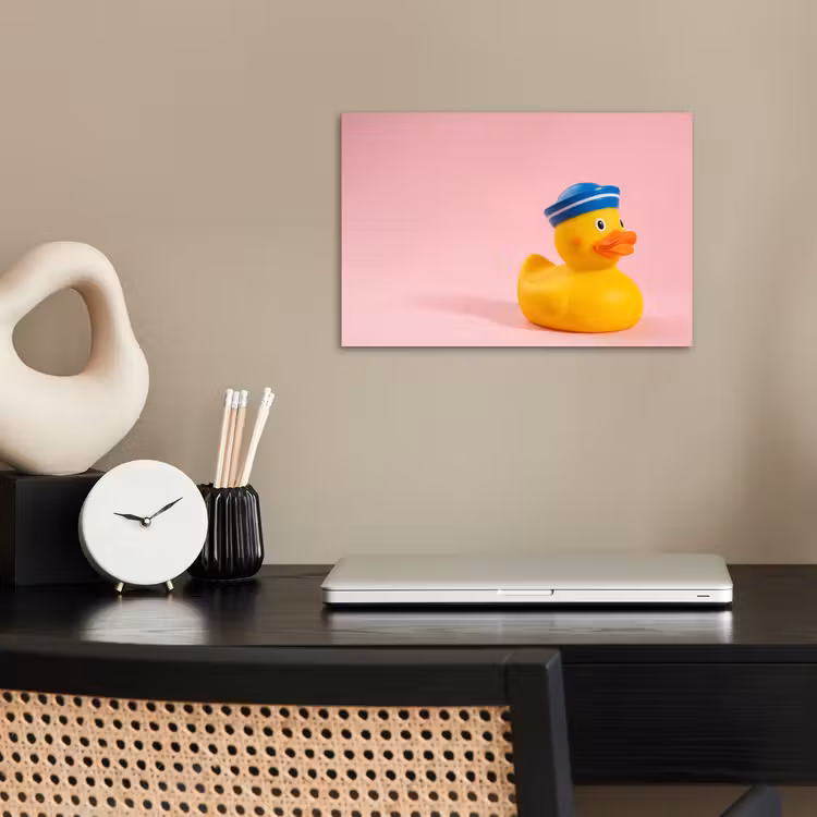Matroos - Eend - Roze poster papier klein -sfeer1