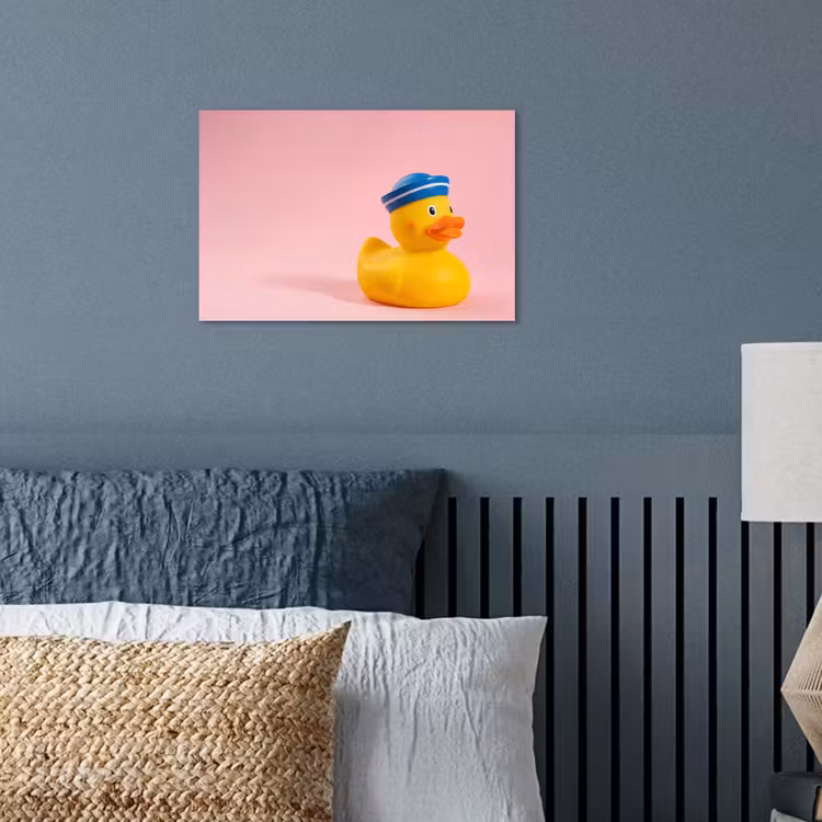 Matroos - Eend - Roze poster papier klein -sfeer2