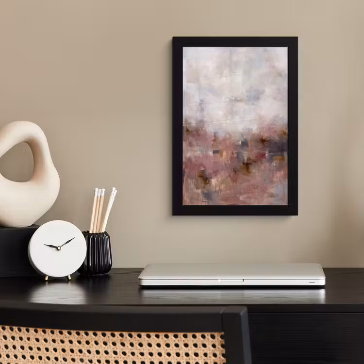Abstract - Vloeiend - Kunst - Modern - Beige fotolijst zwart zonder passe partout klein -sfeer1