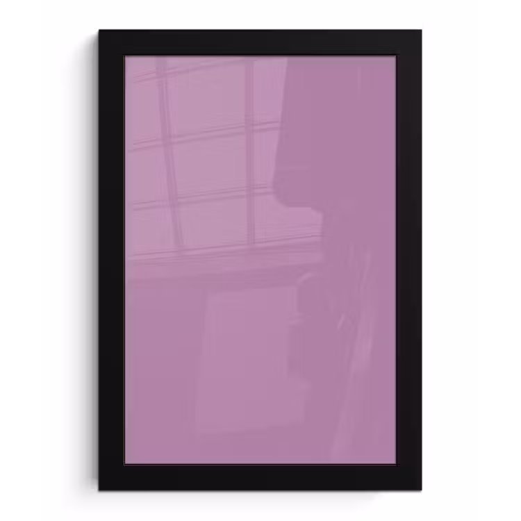 Antique - Orchid - Paars fotolijst zwart zonder passe partout klein 224 -3d