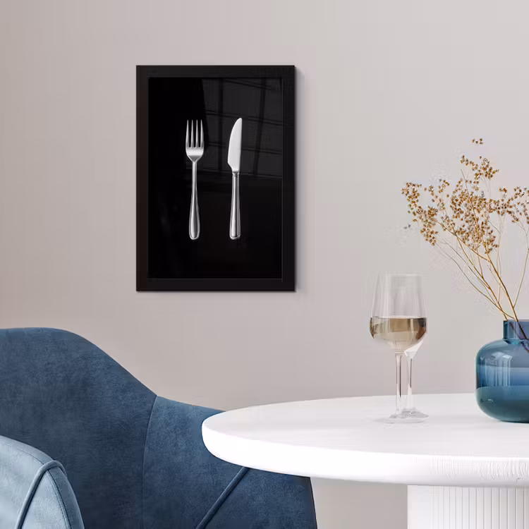 Bestek - Klassiek - Elegant fotolijst zwart zonder passe partout klein -sfeer4