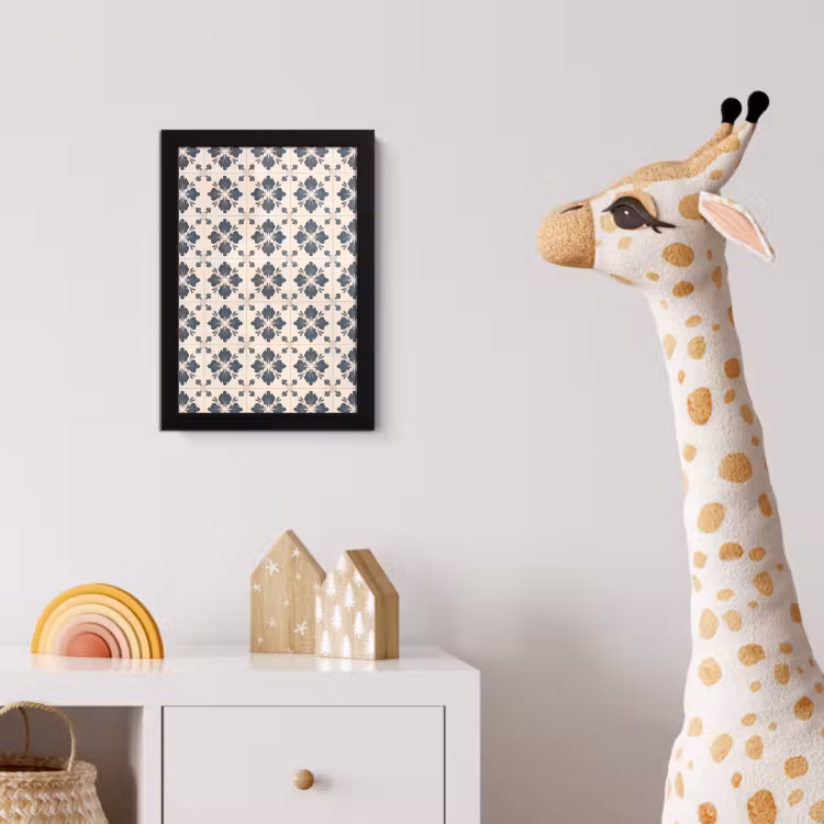 Bladvorm - Klassiek - Kleurrijk fotolijst zwart zonder passe partout klein 224 -usfeer4_kinderkamer