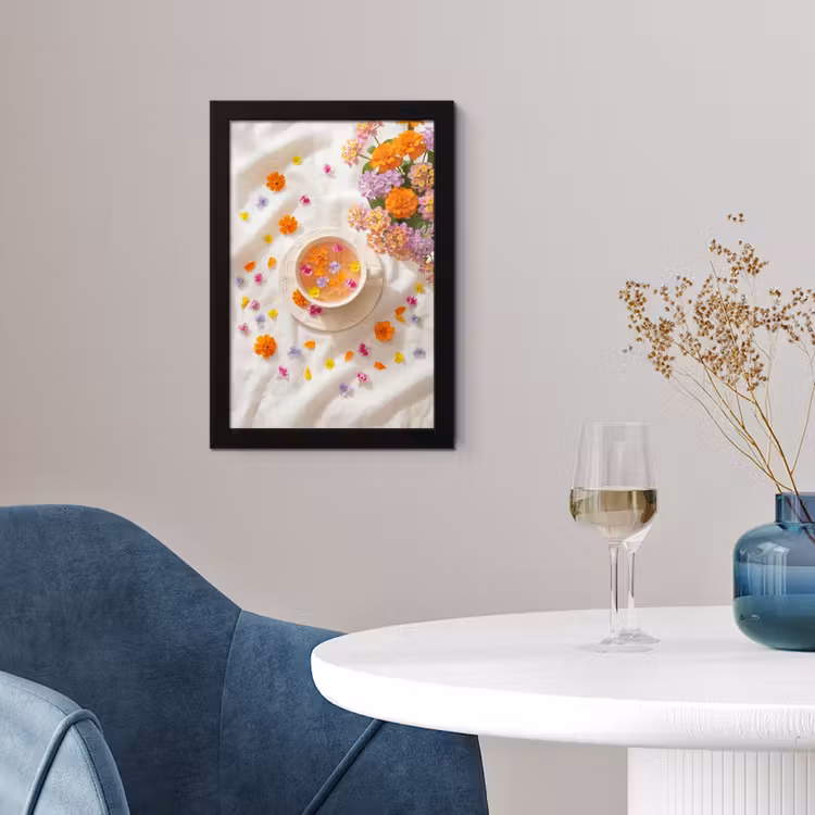 Bloemen - Kop - Natuur - Kleurrijk - Zomer fotolijst zwart zonder passe partout klein -sfeer4