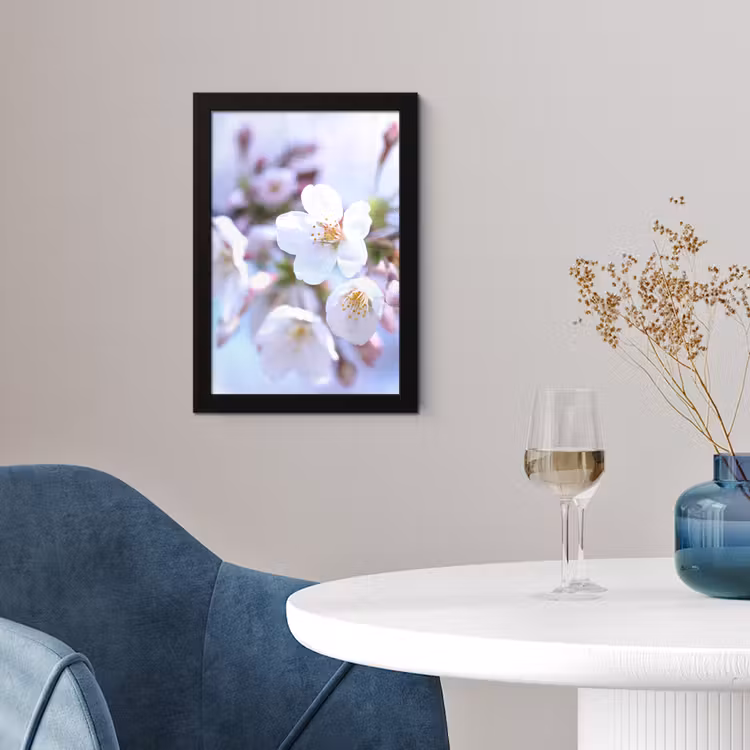 Bloemen - Sakura - Tak - Bloesem takken fotolijst zwart zonder passe partout klein -sfeer4