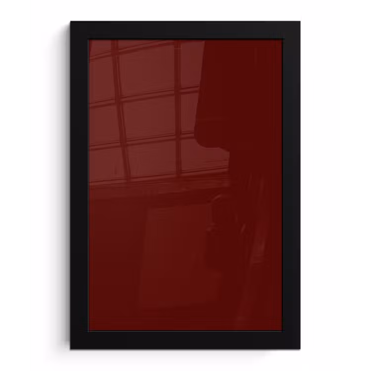 Burnt - Mahogany - Rood fotolijst zwart zonder passe partout klein 224 -3d