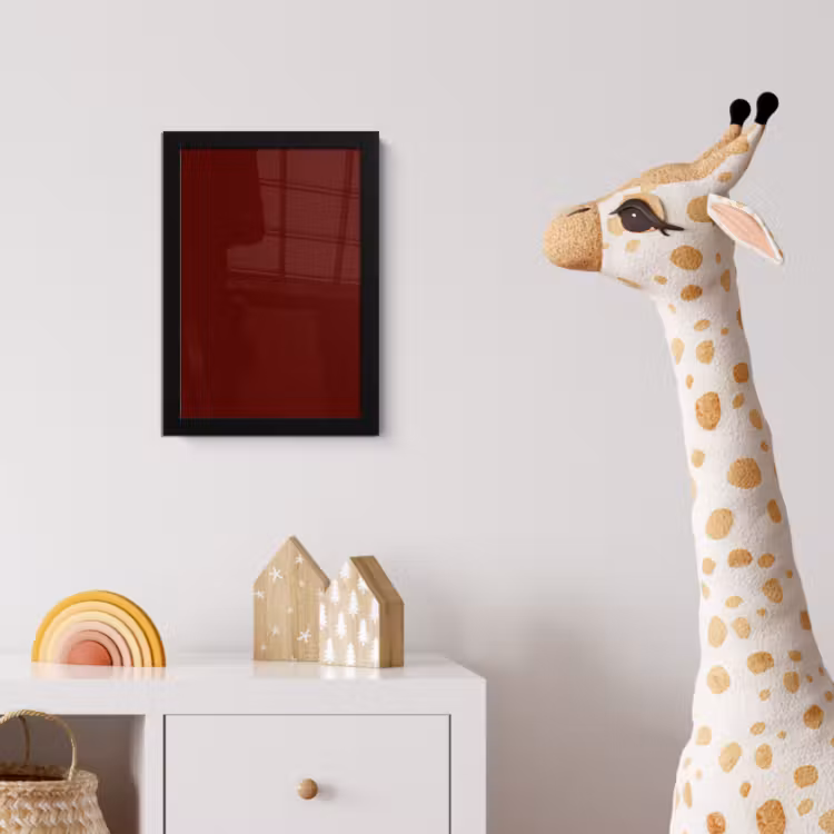Burnt - Mahogany - Rood fotolijst zwart zonder passe partout klein 224 -usfeer4_kinderkamer