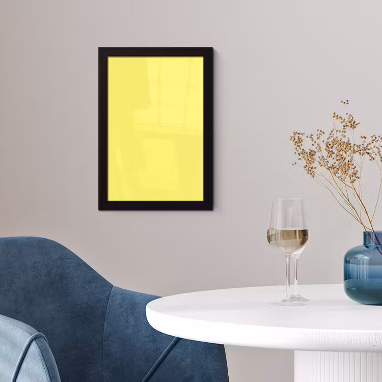 Buttery - Beige - Geel fotolijst zwart zonder passe partout klein 224 -sfeer4