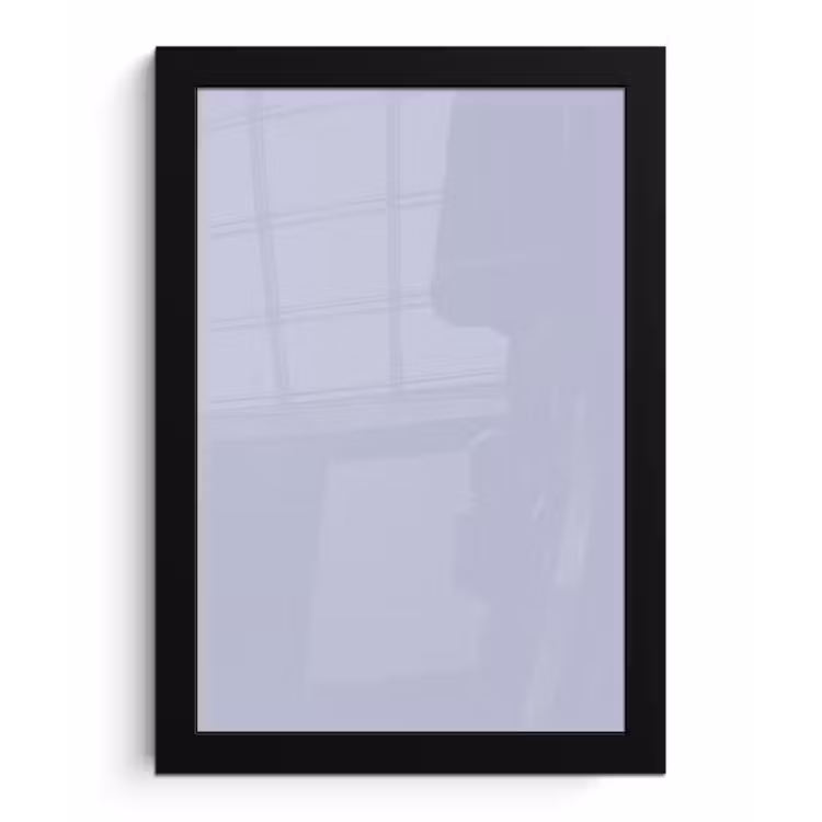 Chalky - Lavender - Paars fotolijst zwart zonder passe partout klein 224 -3d