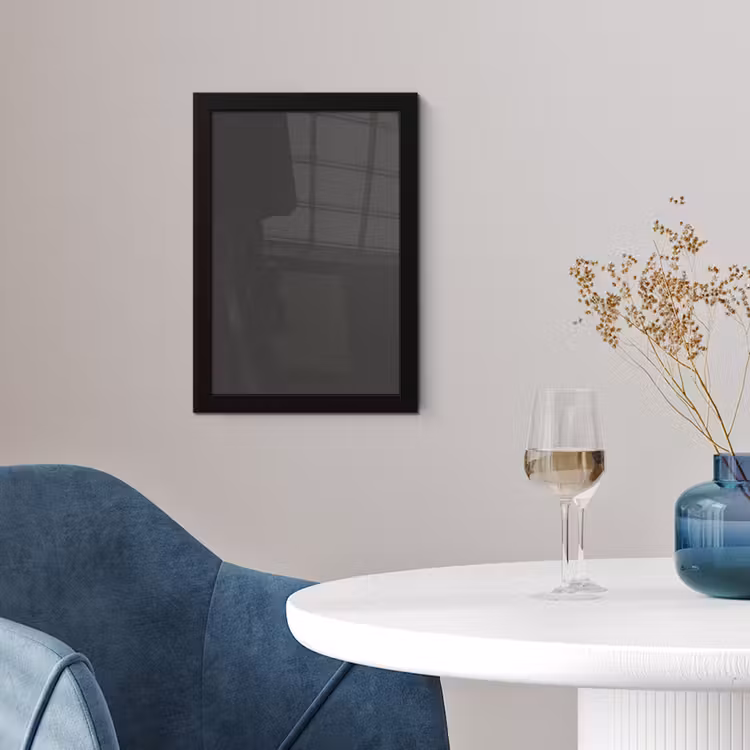Charcoal - Grijs- Grey fotolijst zwart zonder passe partout klein 224 -sfeer4