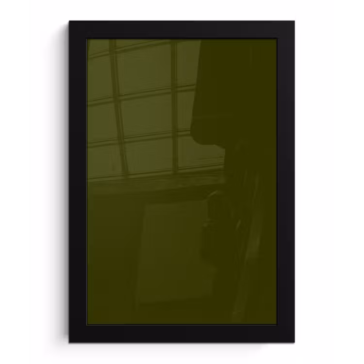 Dark - Olive - Groen fotolijst zwart zonder passe partout klein 224 -3d