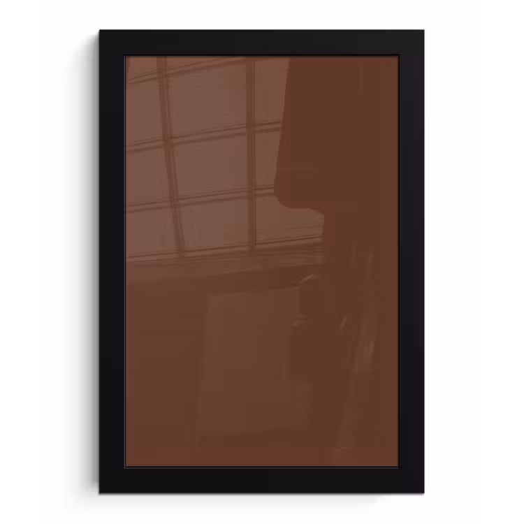 Deep - Clay - Brown - Bruin fotolijst zwart zonder passe partout klein 224 -3d