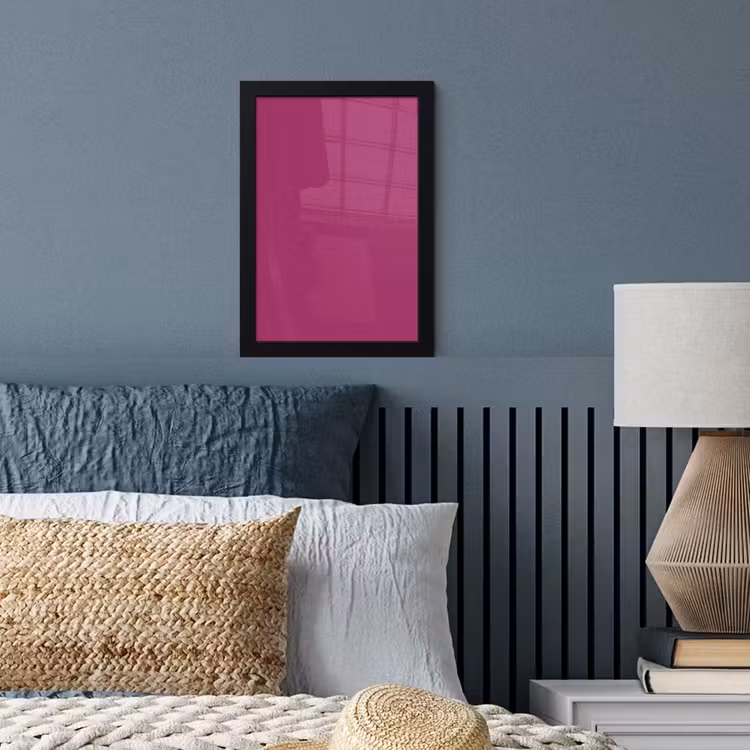 Deep - Magenta - Paars fotolijst zwart zonder passe partout klein 224 -sfeer3